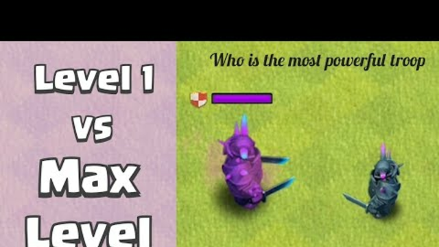 Max level troops vs level 1 troops clash of clans #clash of clans #supercell #viral