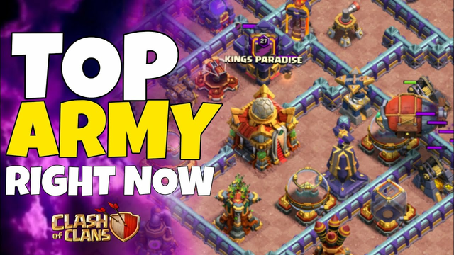 Top 3 TH16 Army Right Now for War (Clash of Clans)