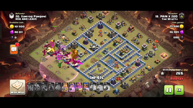 Dragon Attack th13 easy 3star clash of clans #clashofclans #coc #gameplay