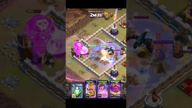 TOWNHALL12 Pekka Bowler & Yeti With Log Launcher! Attack Strategy #coc #supercell #gaming #shorts