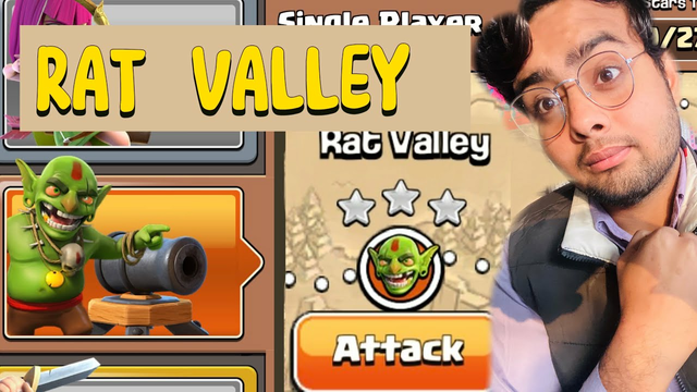 RAT VALLEY COMPLETE IN CLASH OF CLANS ON GOBLIN BASE | RAT VALLEY IN COC #coc #clashofclans