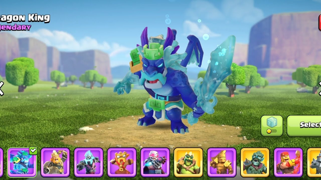 New Dragon King skin Showcase and Gameplay in Clash of Clans | Clash of Clans