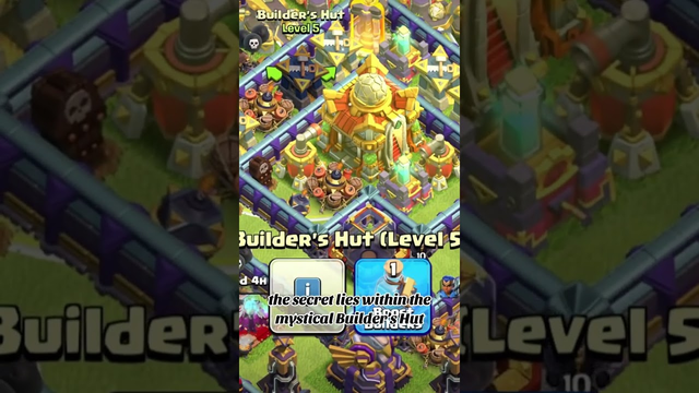 The Secret Power of Clash of Clans Builder's Hut #clashofclans #coc #supercell