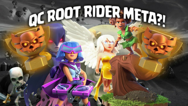 QUEEN CHARGE ROOT RIDER TUTORIAL, BEST CLASH OF CLANS PUSH ARMY 2024