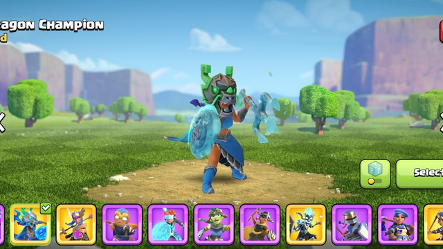 New Dragon Champion skin Showcase and Gameplay in Clash of Clans | Clash of Clans