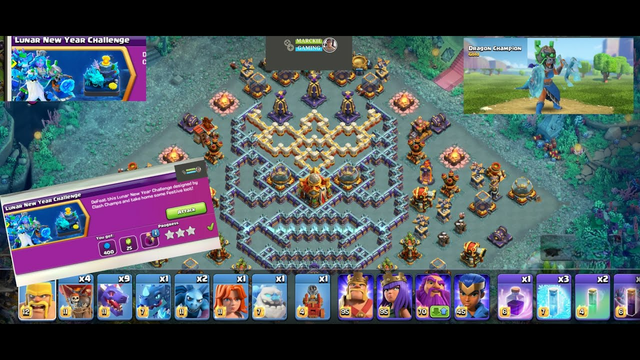 Easy 3 Star Lunar New Year Challenge (Clash of Clans) 2024 #coc