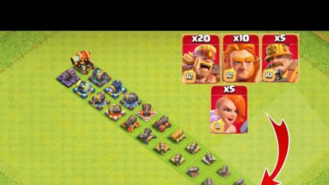 Every Cannon Levels Vs Max Super Troops | Clash of clans