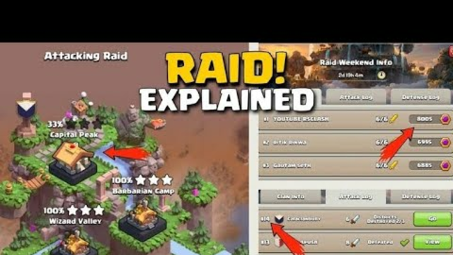 CLASH OF CLANS: How To Play Capital Raids (Clan Capital)#raidweekends  #coc #clashofclans