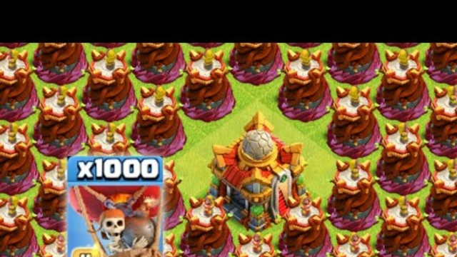All Wizard Tower Max Vs 1000 Balloon Levels Max  | Clash of clans