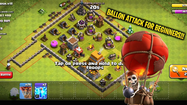 MASTERING TOWN HALL 5: BALLOON ATTACK DOMINATION - CLASH OF CLANS STRATEGY GUIDE