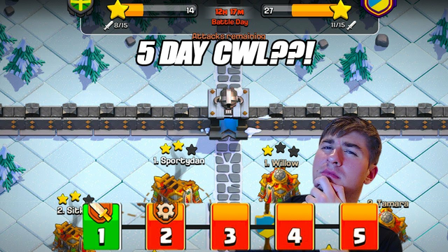 First EVER 5 Day CWL In Clash Of Clans?!?!