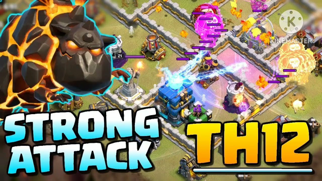 lavaloon attack th12 (clash of clans)