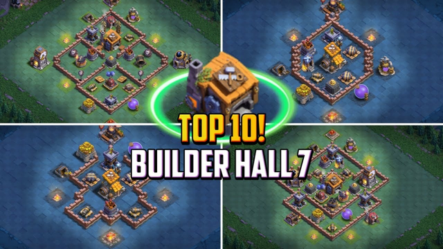 TOP 10! Builder Hall 7 (BH7) Base Layout + Copy Link 2024 | Clash of Clans