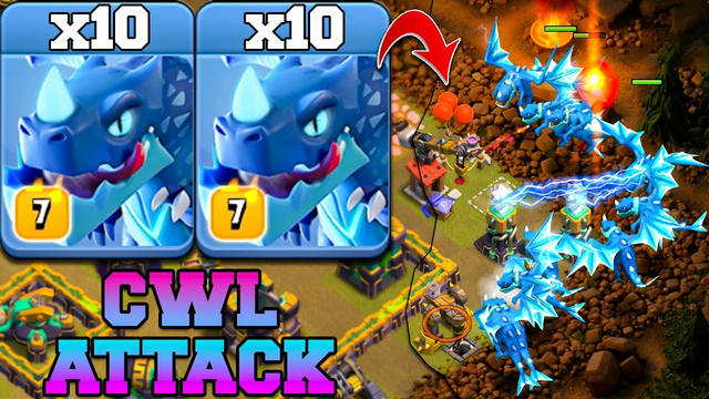 CWL Electro Dragon Attack Th16 Guide !! Best Th16 Attack Strategy in Clash of Clans 2024