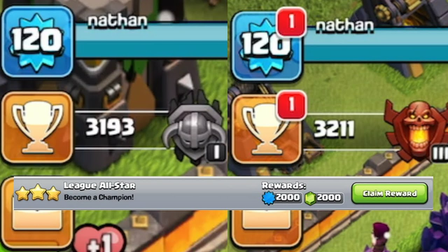 Clash of Clans - Trophy Pushing to Champion League for 2000 Gems (TH13)