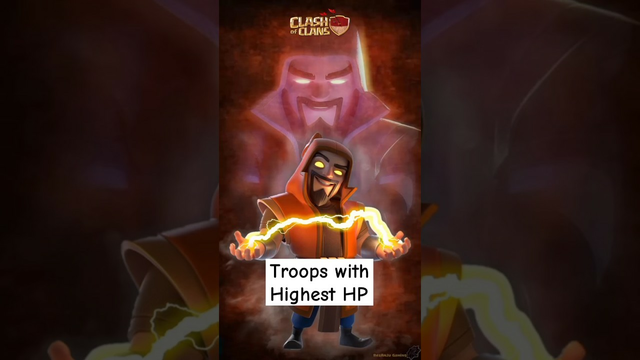 Clash of Clans Troops with the Most HP #shorts #coc #clashofclans