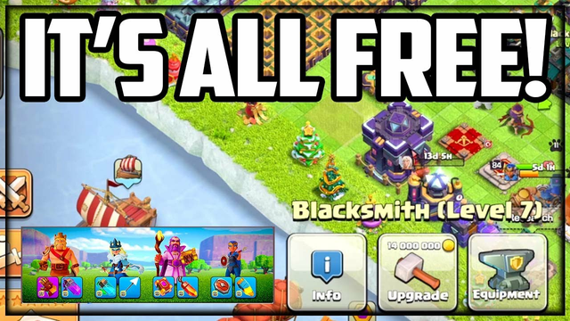 The FREE Clash of Clans Account - FREE Hero Equipment!