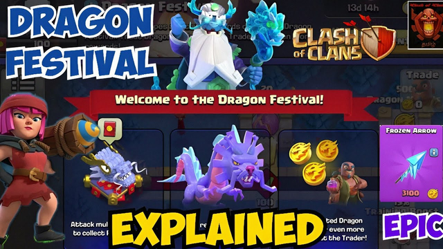 New Dragon Festiva Event  Explained , Clash Of Clans New events #coc #tamil #roadto50k
