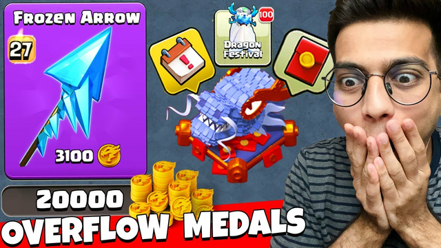 I am about to Overflow Ores & Medals (Clash of Clans)