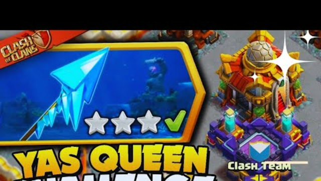 Easily 3 Star the Yas! Sleigh, Queen Challenge (Clash Of Clans) #cocevents