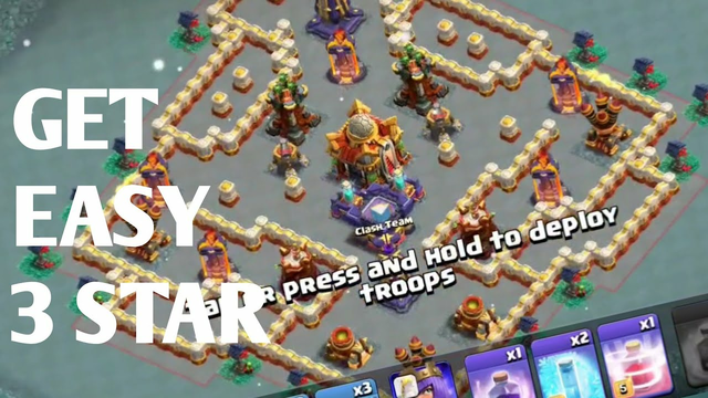 Easy 3 Stars on Yas! Sleigh, Queen! challenge (Clash of Clans)
