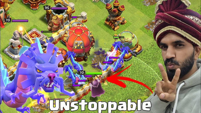Azure Dragons are unstoppable in Clash of clans(coc)