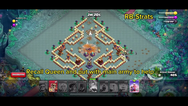 How To 3 Star New Queens Challenge on Clash of Clans