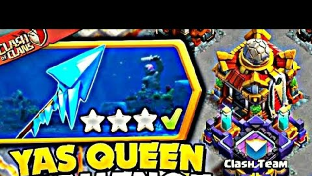 Easily 3 Star | The Yas  Sleigh, Queen Challenge  (Clash of Clans #subscribetomychannel #suppportme