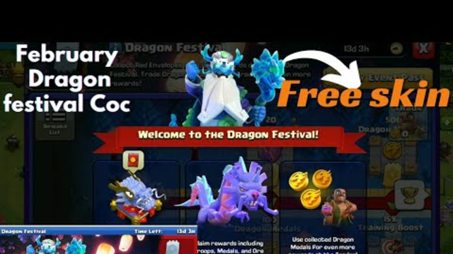 Dragon Festival Event Clash of clans // coc new update#cocnewevent