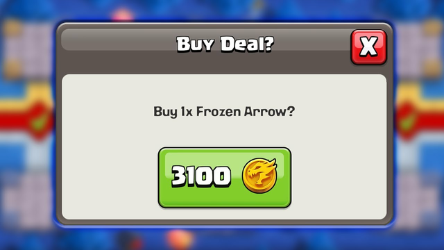Use your Dragon Medals to buy FROZEN ARROW!!! (Clash of Clans)