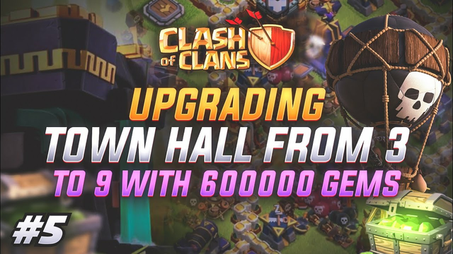 WASTING 60000 GREENS IN CLASH OF CLANS TO UPGRADE TOWNHALL TO 9 FULL MAX | COC| #05| @sumit007yt