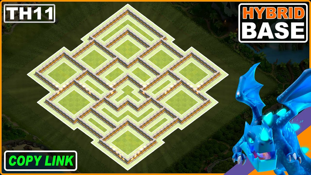 NEW BEST! TH11 base 2024 with COPY LINK | COC Town Hall 11 Trophy/War Base - Clash of Clans