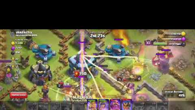 air army attack in clash of clans