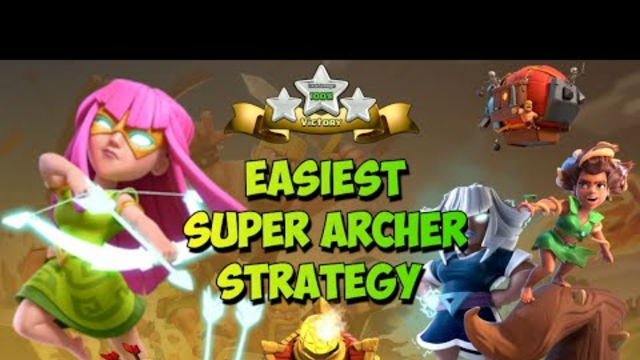 Th 16 Easy Super Archer blimp strategy | clash of clans #coc #clashofclans #superarcher