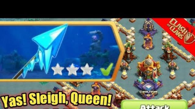 Easily 3 Star Yes! Sleigh, Queen! Challenge (Clash of Clans)