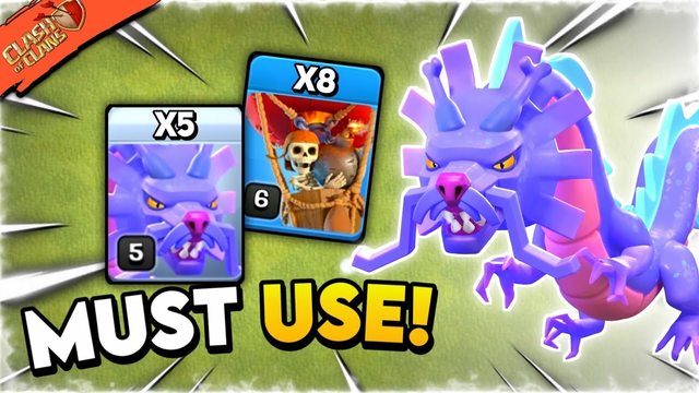 TH10 Azure Dragon Attack Strategy | Best Th10 Attack Strategy 2024 (Clash Of Clans)