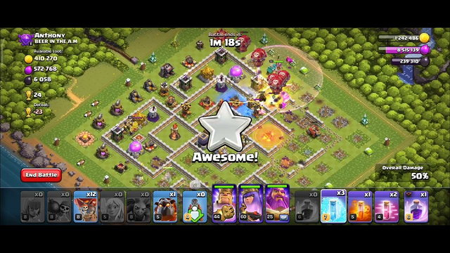 What troops should I use with Queen Walk? (Clash of Clans)