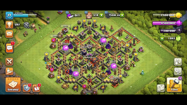 Clash of Clans base TH 10