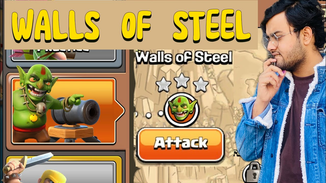 WALLS OF STEEL IN CLASH OF CLANS  ON GOBLIN BASES | COMPLETE OMMAHA BEECH IN #clashofclans