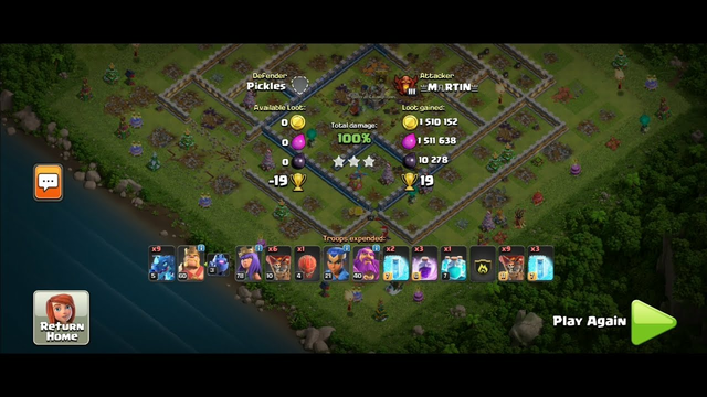 Unbelievable! Epic 1.5M Loot Attack in COC clash of clan