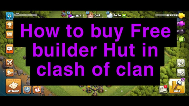 how to got free builder Hut in clash of clans...#builderhut #coc #clasher #clan #clashofclans #anime