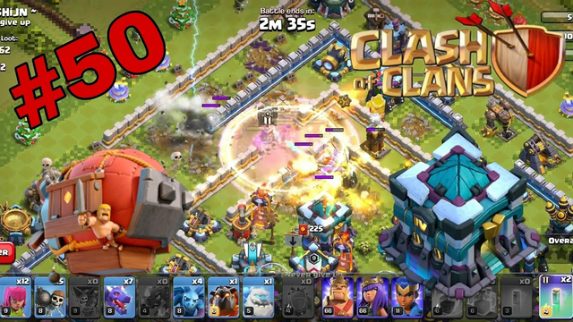50/365 attack ( TH13 Blimp Attack ) ( Clash of Clans ) #clashofclans #clashersmit007 #supercell