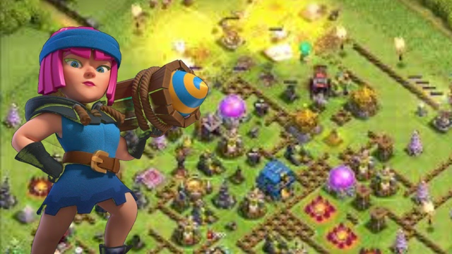 clash of clans gameplay - power of firecracker