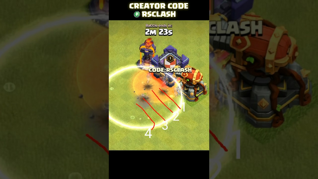 clash of clans tips and tricks (Invisible Spell strategy) || #shorts #clashofclans #coc