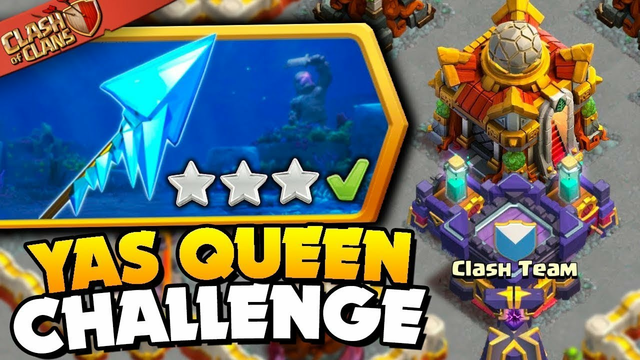 EASILY 3 STAR YAS! SLEIGH, QUEEN! CHALLENGE (CLASH OF CLANS) COC