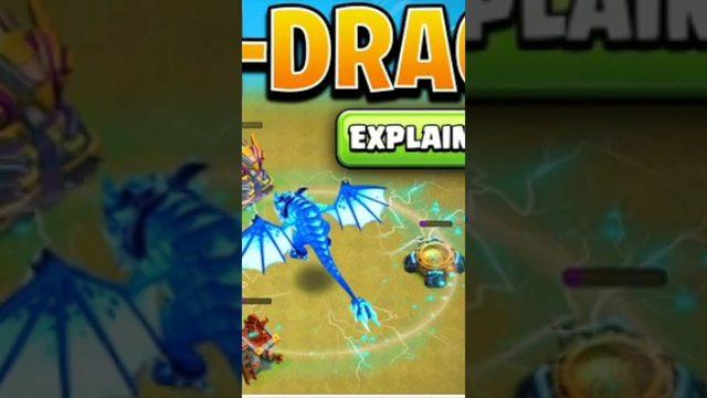 Electro dragon concept in clash of clans #electrodragon #clashofclans #shorts