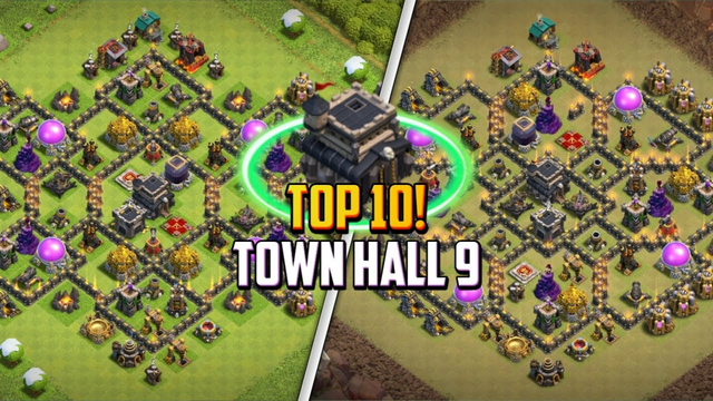 TOP 10! Best Town Hall 9 (TH9) Farming/Hybrid Base Layout + Copy Link 2024 | Clash of Clans