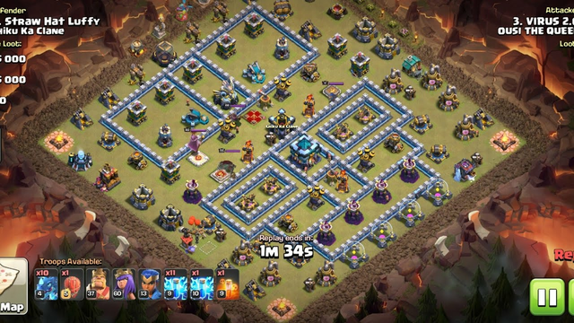 War Defence Against TH 13 (Clash Of Clans)