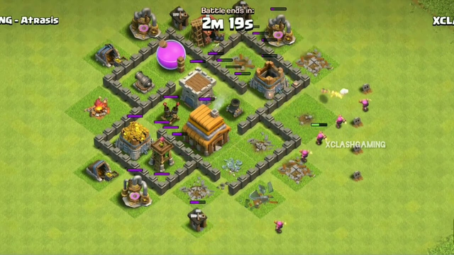 Town Hall 5 vs Water Dragon (Clash Of Clans) #coc