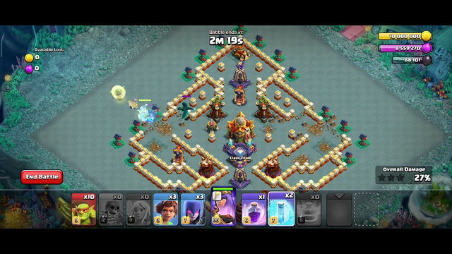 easiest way to 3 star YAS! Sleigh queen challenge (clash of clans) #gaming #viral